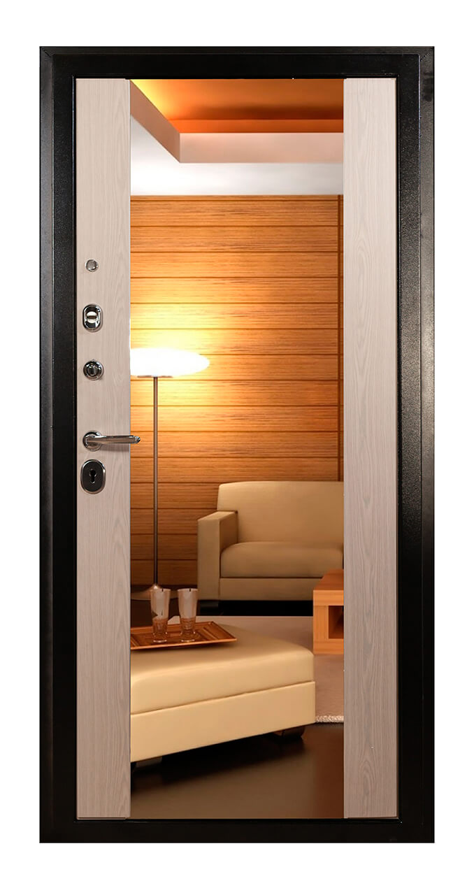 Гладиатор Стиль-3 Лекс Гладиатор Венге - Зеркало Сандал белый